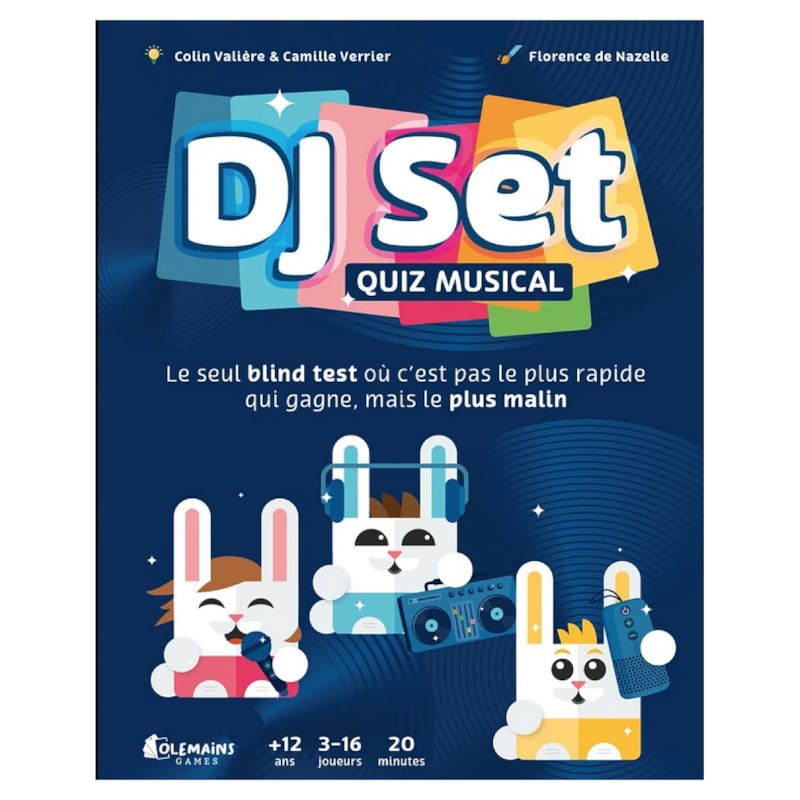 Dj set 20 min jeu de cartes
