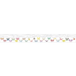 Frise sticker mural papillons (5 mètres)