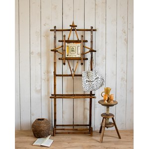 Porte-manteau miroir en bambou n°218