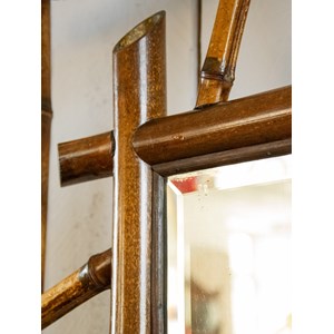 Porte-manteau miroir en bambou n°218