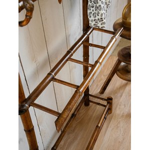 Porte-manteau miroir en bambou n°218