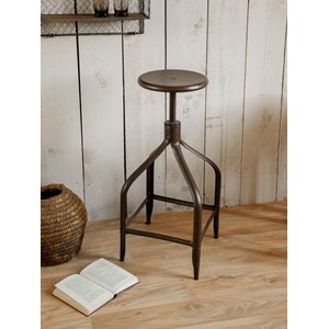 Pierre, le tabouret haut en acier n°32
