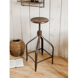 Pierre, le tabouret haut en acier n°32