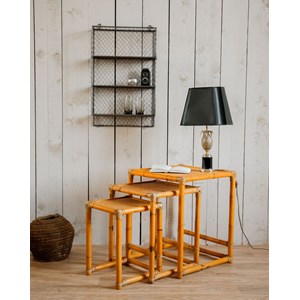Tables gigognes en bambou n°114