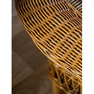 Léonie, la table basse en rotin n°371