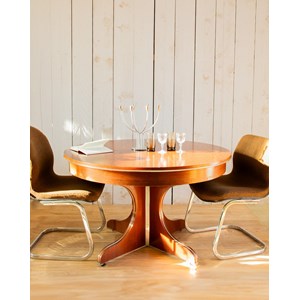 Table à manger en bois papillon n°1039