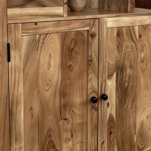 Bibliothèque bois d'acacia