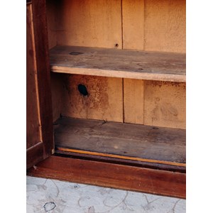 Buffet fin en bois foncé n°605