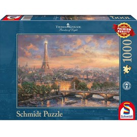Puzzle paris ville de l'amour 1000 pcs
