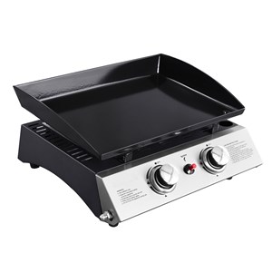 Plancha au gaz mala - 2 brûleurs 5kw