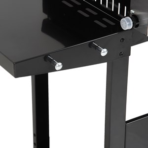 Plancha au gaz mérida 3 brûleurs + chariot