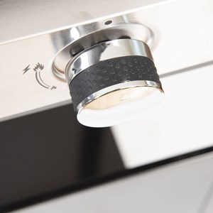 Plancha au gaz mérida 4 brûleurs + chariot