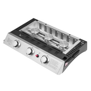 Plancha au gaz séville - 3 brûleurs 7,5kw