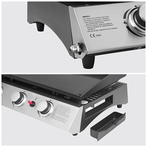 Plancha au gaz séville - 3 brûleurs 7,5kw