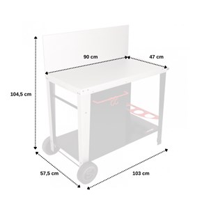 Desserte salvia pour plancha