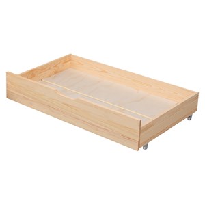 Lot de 2 tiroirs de rangement bois pour lit