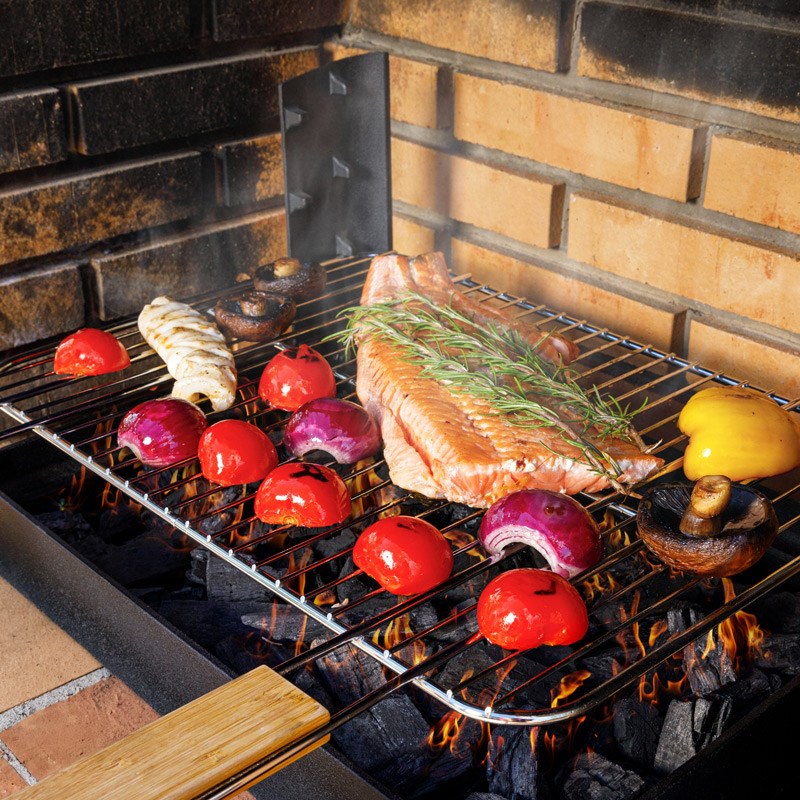 Grilloir au charbon de bois