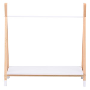 Penderie pour enfant bois et blanche lou