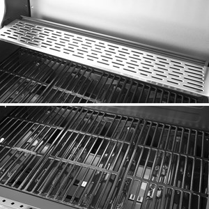 Barbecue au gaz fyra avec thermomètre - 4 brûleurs