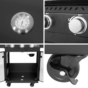 Cuisine extérieure modulable fyra - 3 brûleurs