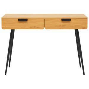 Bureau en bois 2 tiroirs louis