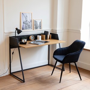 Bureau bois et noir charles