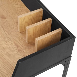 Bureau bois et noir charles