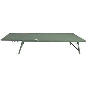 Lot de 2 bains de soleil pliants sicilia en textilène vert sauge