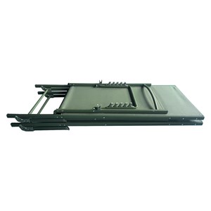 Lot de 2 bains de soleil pliants sicilia en textilène vert sauge