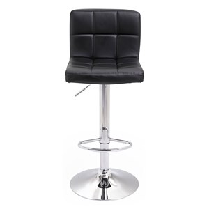 Lot de 2 tabourets de bar noir mike