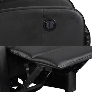 Fauteuil électrique inclinable relax noir
