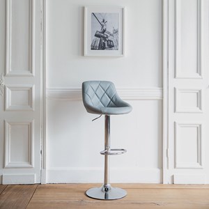 Tabouret de bar gris jasper