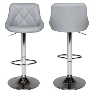 Tabouret de bar gris jasper