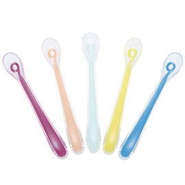 Lot de 5 cuillères 1er âge baby spoons