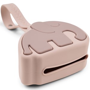 Range sucette en silicone elphee rose