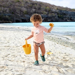 T-shirt anti-uv leopard pink (19-24 mois)