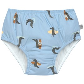 Maillot de bain couche crocodile bleu ciel (19-24 mois)