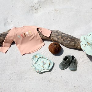 Maillot de bain couche camper vert écume (25-36 mois)