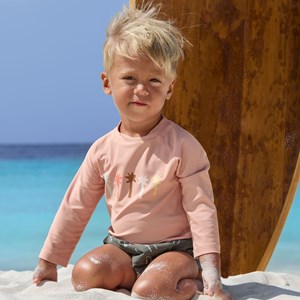 Maillot de bain couche palmiers olive fonc (19-24 mois)