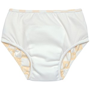 Maillot de bain couche check pattern vanille et écru (25-36 mois)