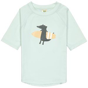 T-shirt anti-uv crocodile vert écume (25-36 mois)