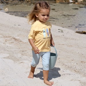 T-shirt anti-uv planches de surf vanille (19-24 mois)