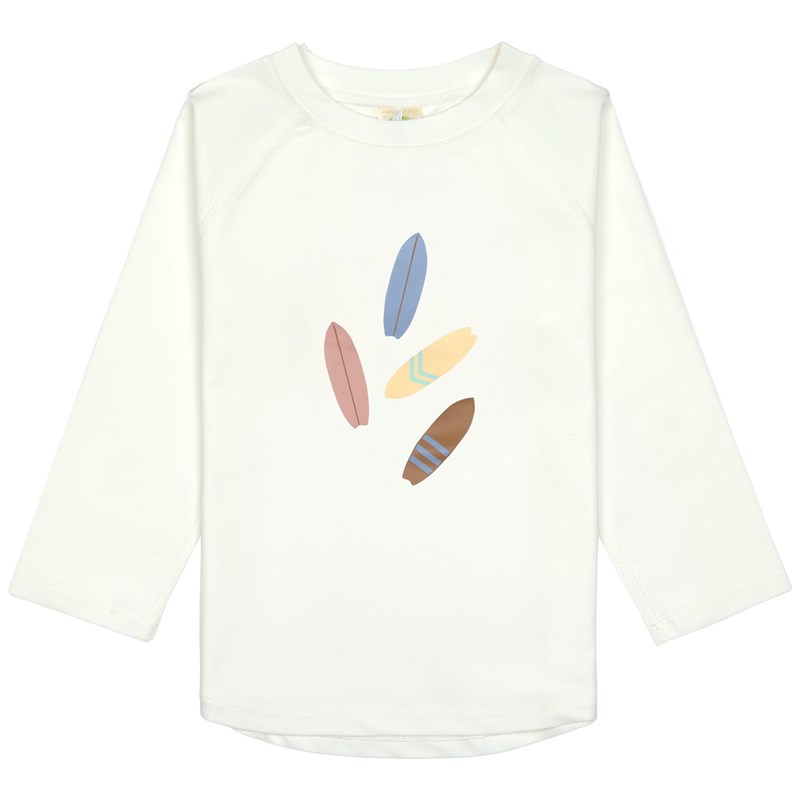 Lassig - T-shirt anti-uv 4 planches écru (19-24 mois)