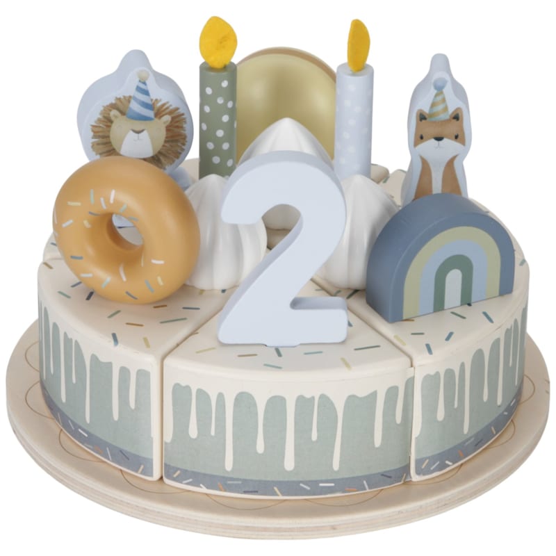 Gâteau d'anniversaire bleu