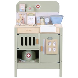 Cabinet de vétérinaire en bois fsc
