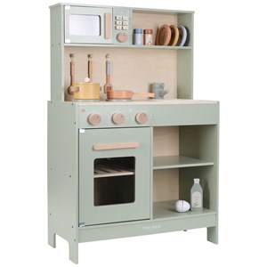 Cuisine en bois vert