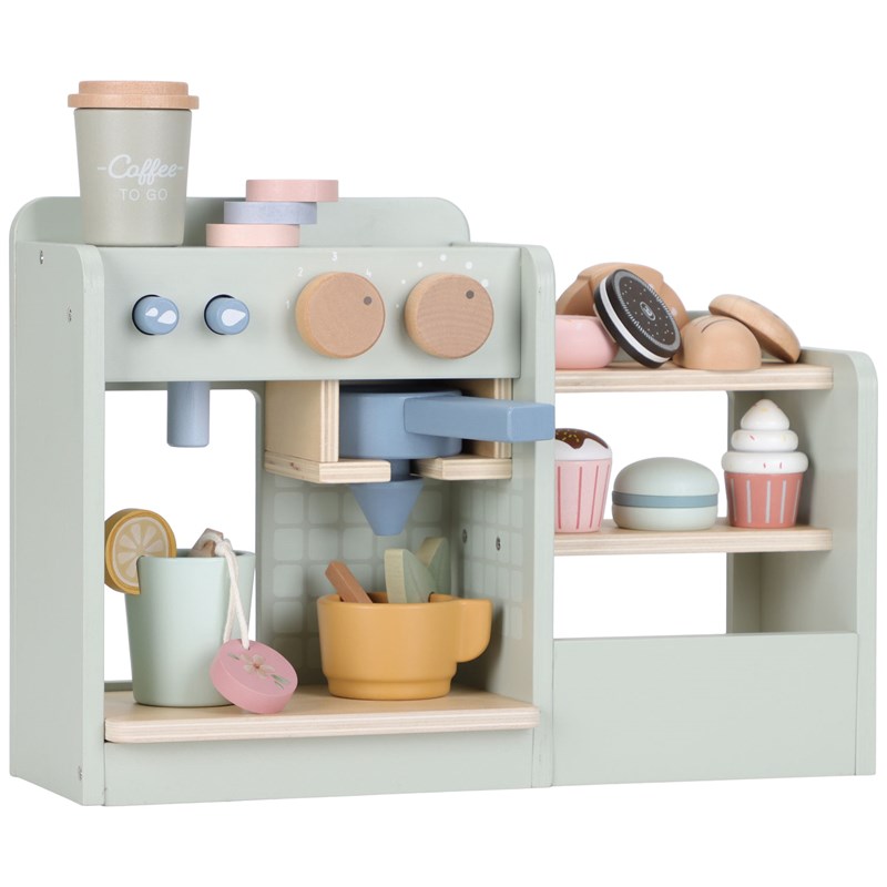 Grande machine à café en bois fsc