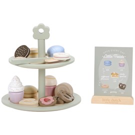 Présentoir à pâtisseries en bois