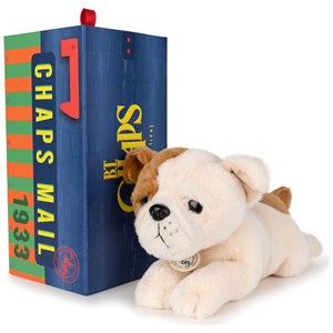Peluche bertha le bulldog américain (20 cm)