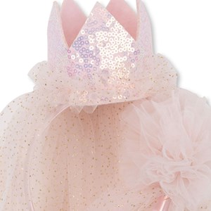 Déguisement princesse et couronne cloud pink (3-4 ans)